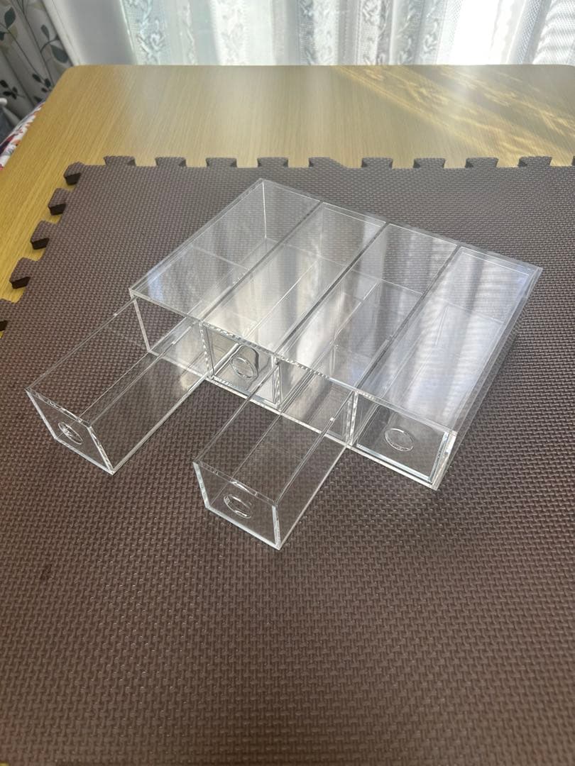 無印良品 コレクションBOX×2個、メガネ・小物ケース×１個、小物ラック×１個