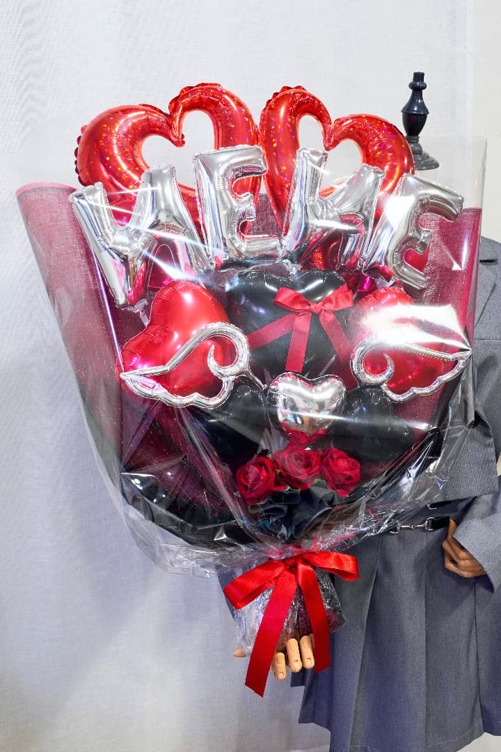 ※ご購入前に文字をご連絡下さい⭐︎Nameバルーン（レッド）BIGサイズ！卒業