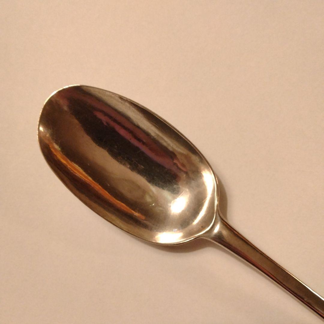 最終値下げ　イギリス　1730年　純銀テーブルスプーン　ハノベリアン