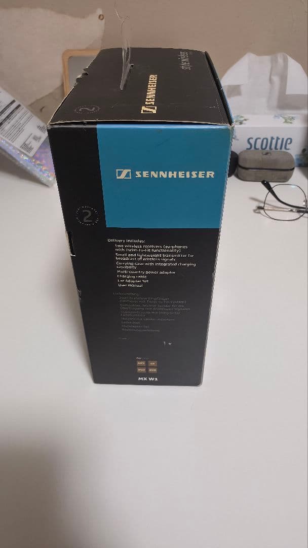 スタイルワイヤレス MX1 W1 イヤホン ブラック Sennheiser