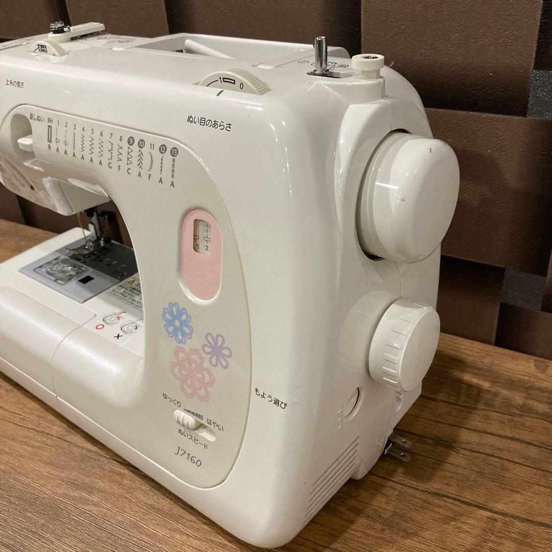 ジャノメ　電子ミシン本体　J7160