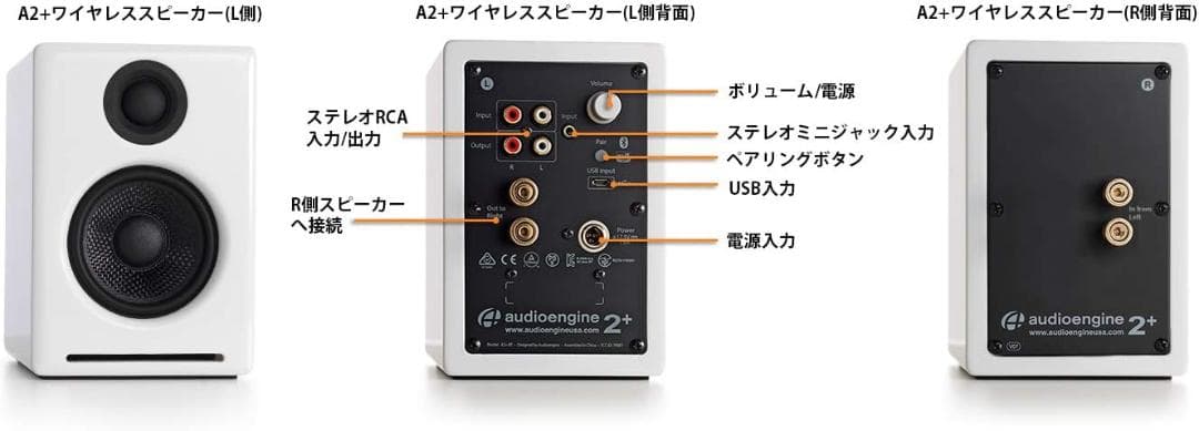 audioengine 2+ Wireless スピーカー