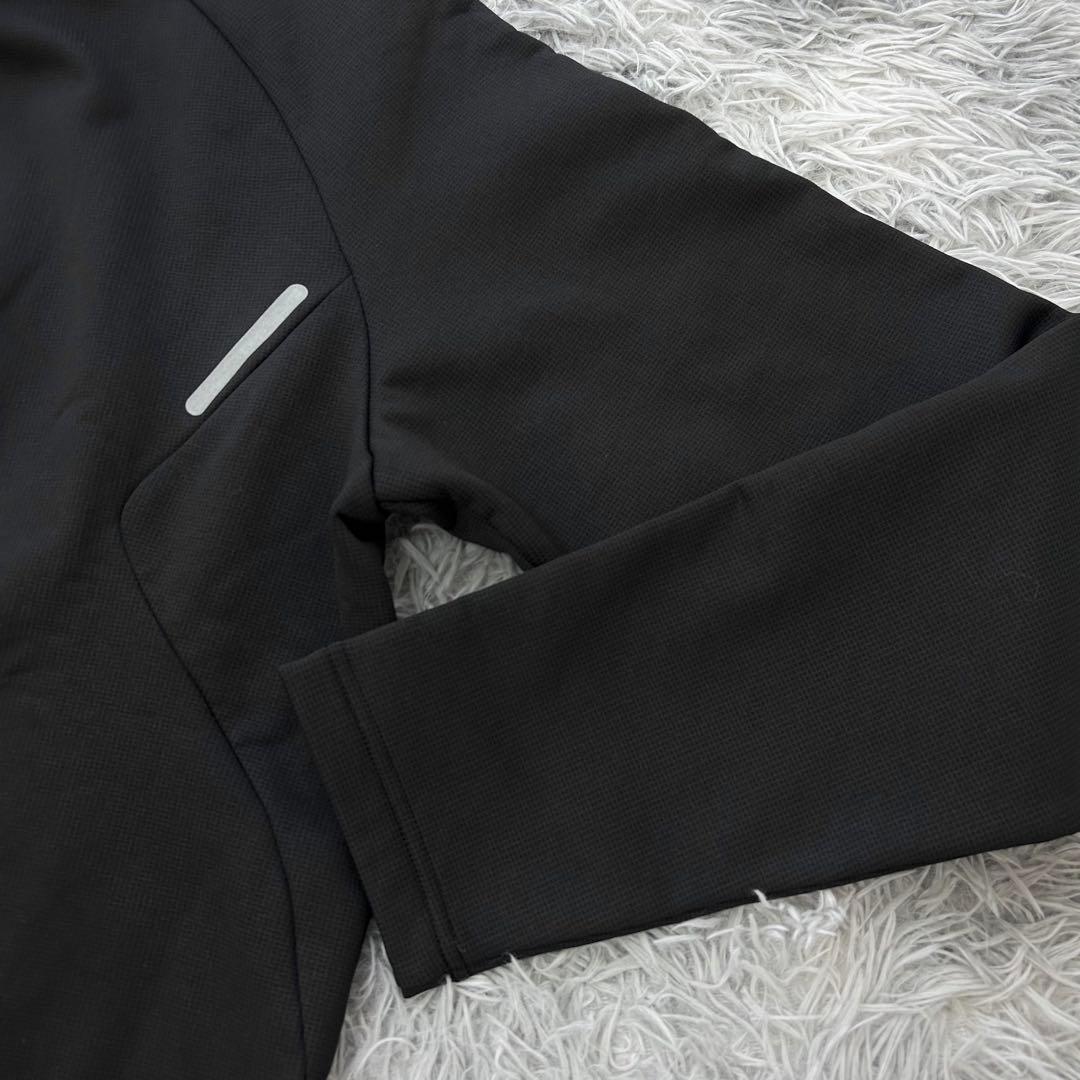 新品　PGG パーリーゲイツ　スウェット　モックネック　裏起毛　ブラック　6