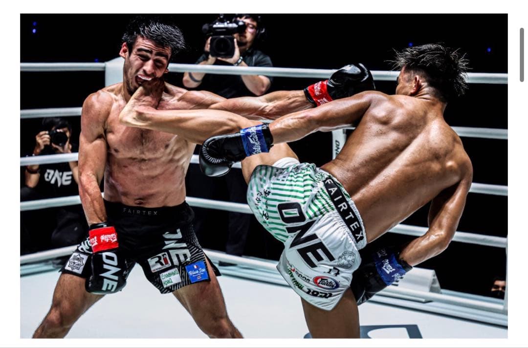 与座優貴選手着用 ONEルンピニー FAIRTEXムエタイパンツ Lサイズ