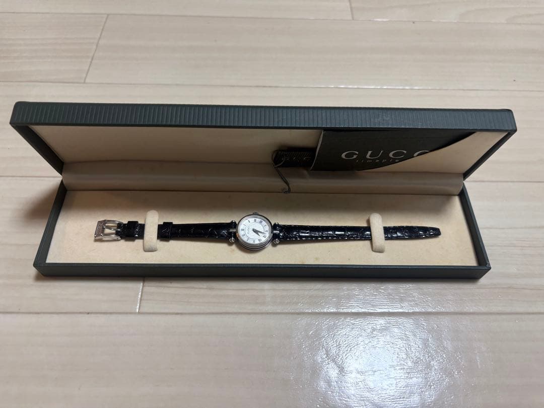 GUCCI レディース腕時計 2040L クオーツ シェリーライン レザーベルト