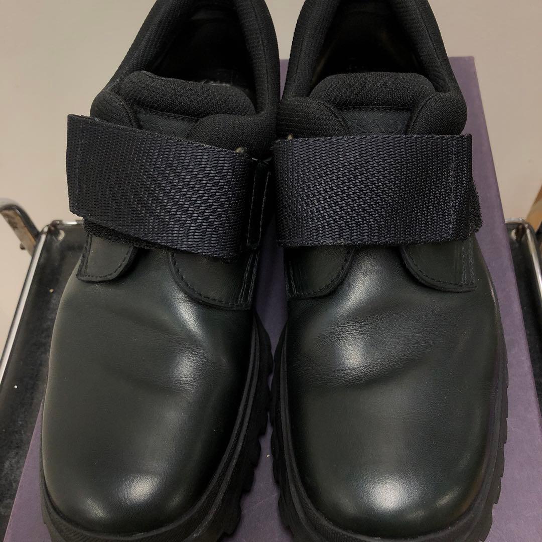 プラダ　ベルクロ　ワークシューズ　美品