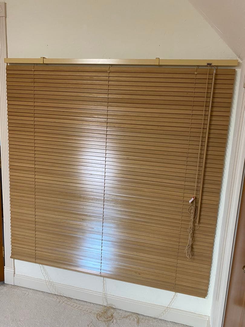 木製ブラインド 150×150cm ライトオーク 新品未使用品