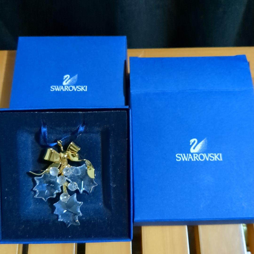 スワロフスキー☆クリスマスオーナメント柊