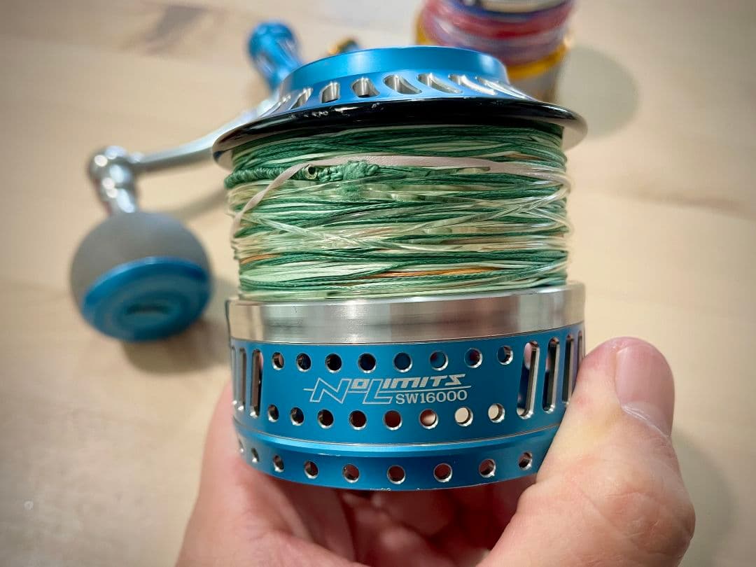 シマノ08ステラsw 8000PG 16000番スタジオオーシャンマークカスタム