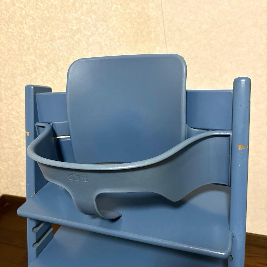 【希少カラー】ストッケ トリップトラップ ハイチェア シリアル3 ダークブルー