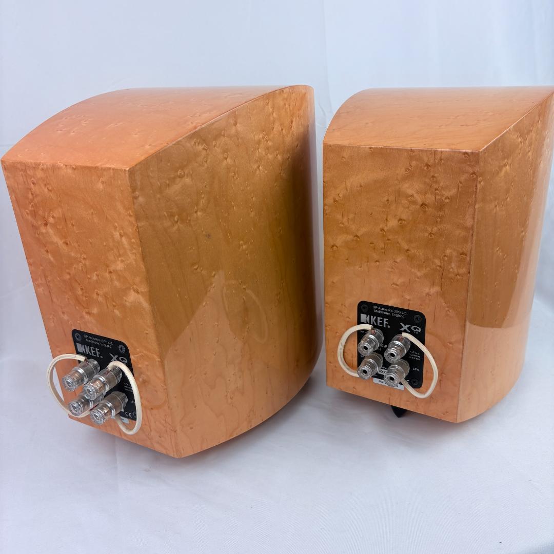 KEF XQ10 スピーカー ペア メイプル仕上げ 音出し確認済み