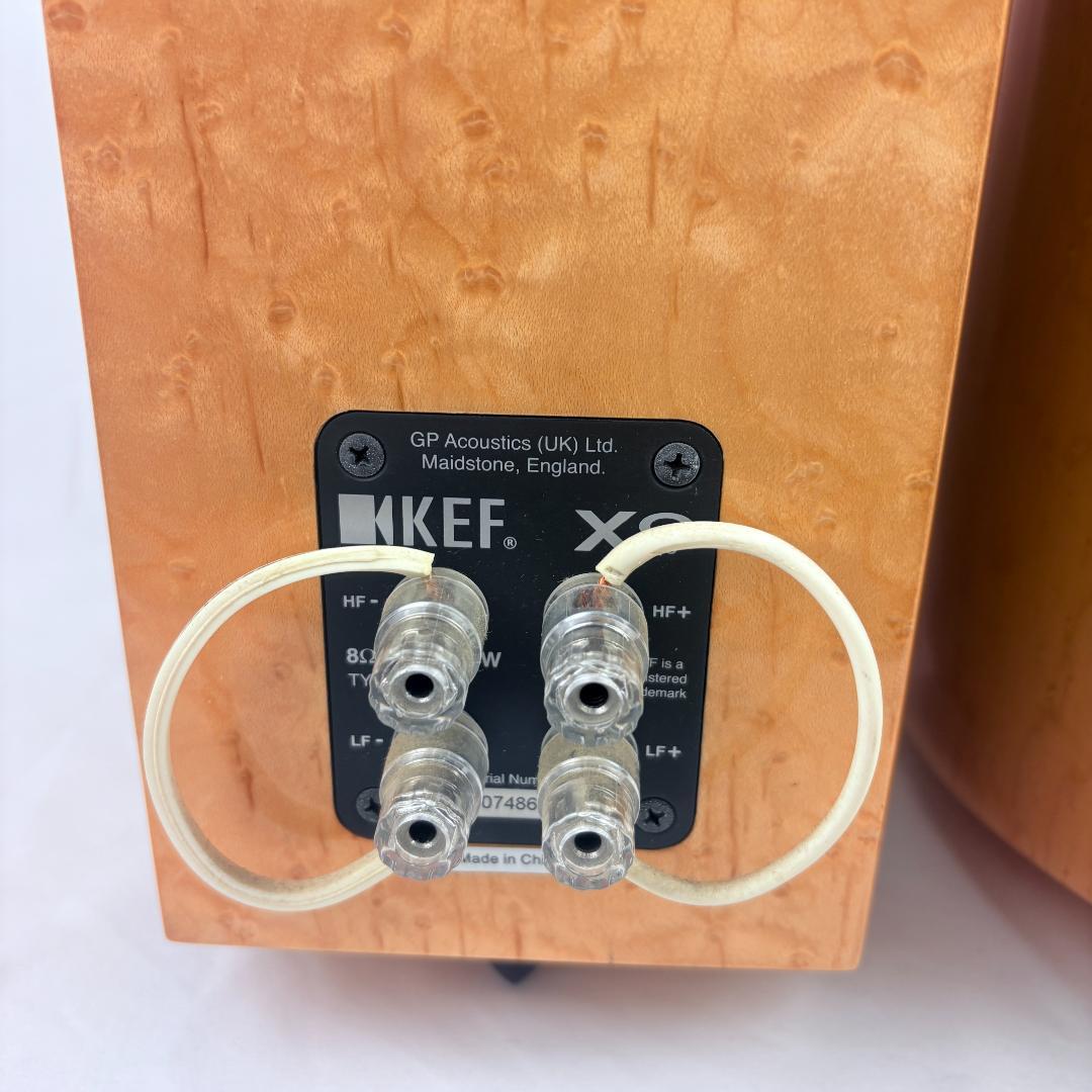 KEF XQ10 スピーカー ペア メイプル仕上げ 音出し確認済み