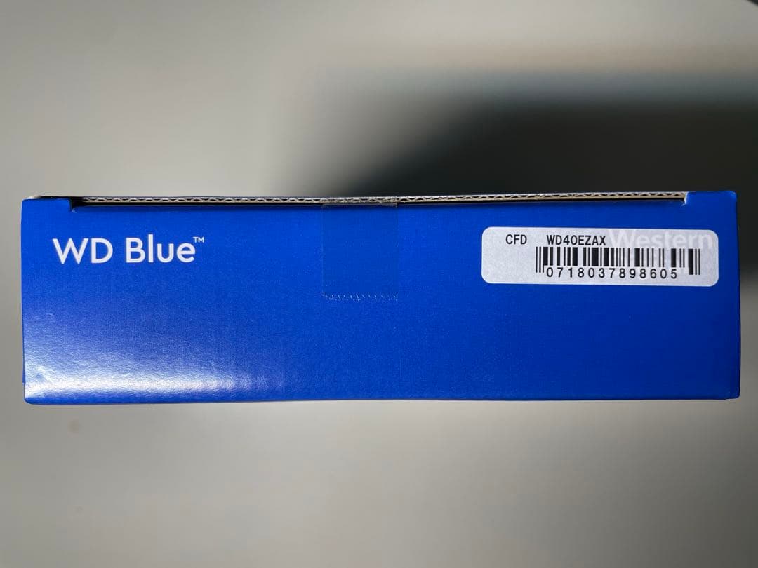 【新品未開封】WESTERN DIGITAL WD40EZAX 4TB HDD