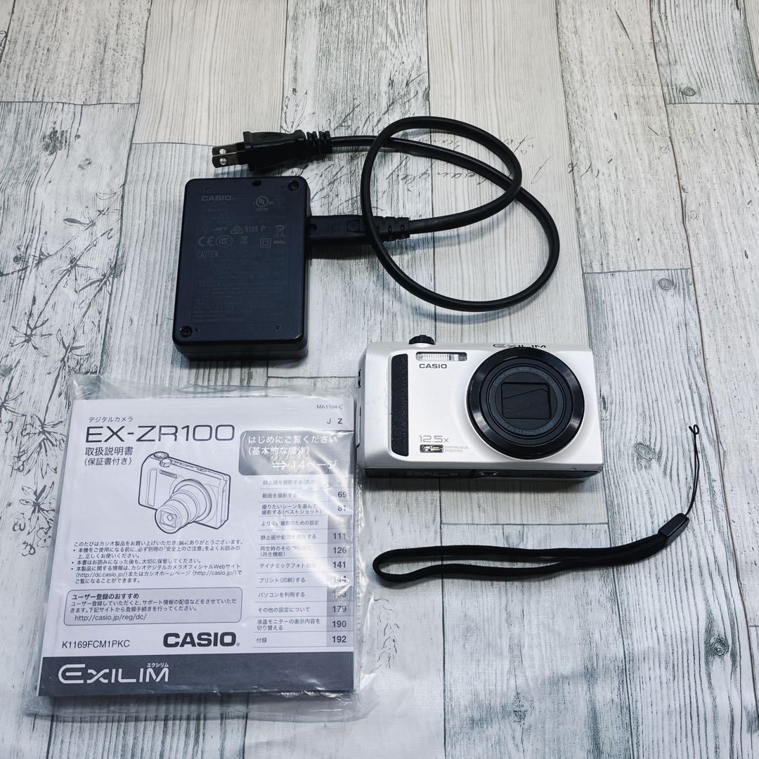 CASIO EXILIM カシオ コンパクトデジタルカメラ EX-ZR100