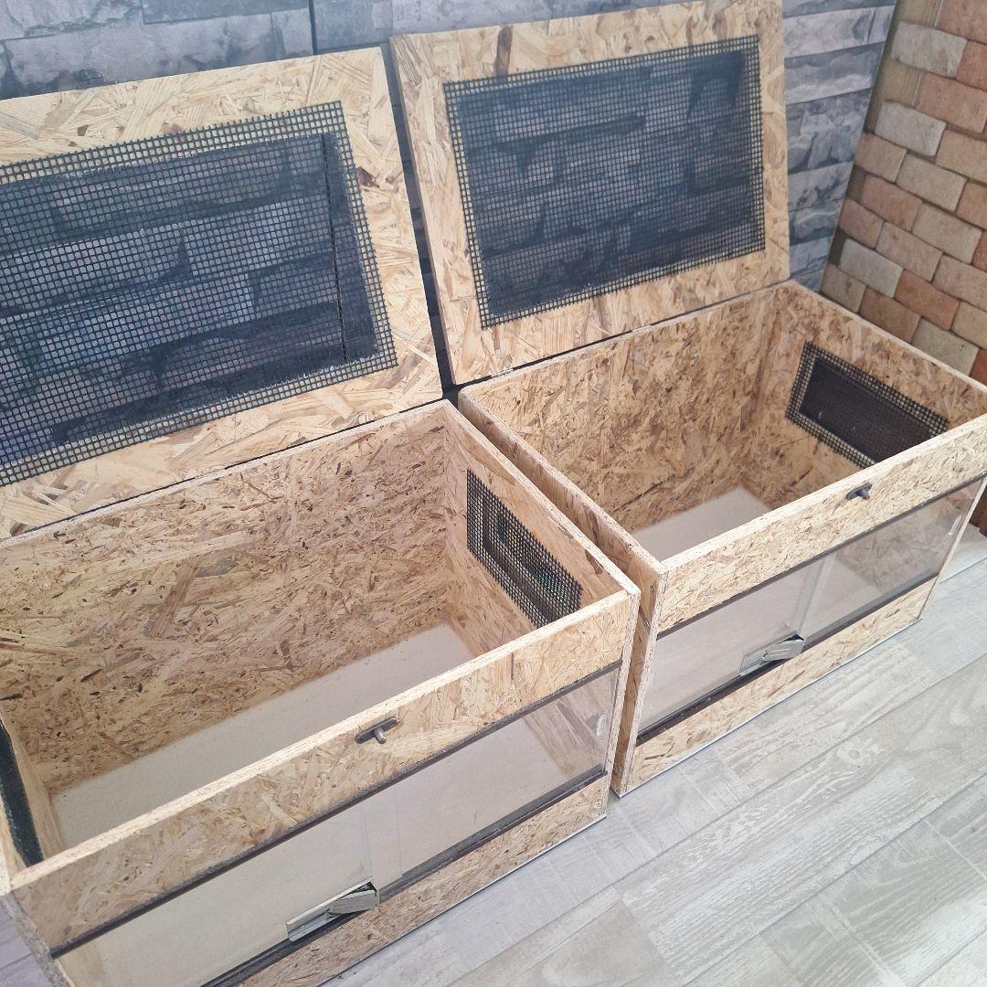 OSB木製ケージ(未使用)2個セット