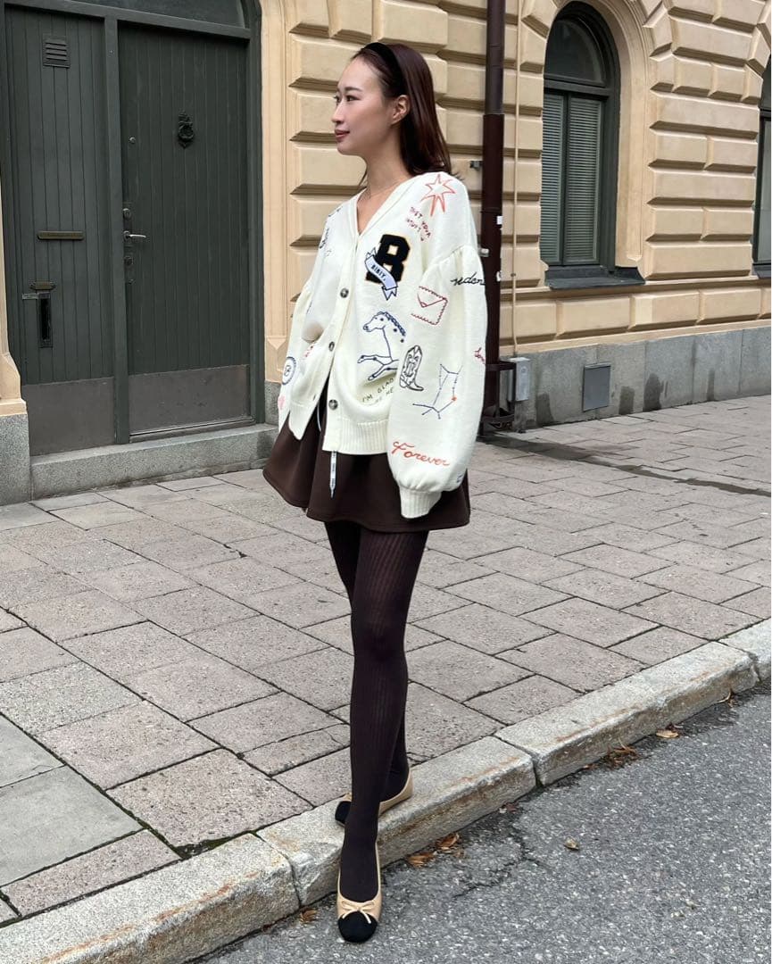 タグ付き新品 bibiy B. UNIVERSE CARDIGAN ホワイト