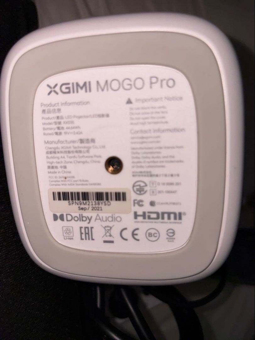 XGIMI MoGo Pro プロジェクター 本体