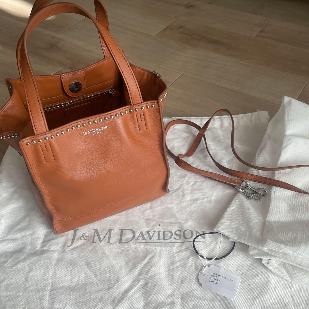 J&M davidson belle micro ブラウン　キャメル