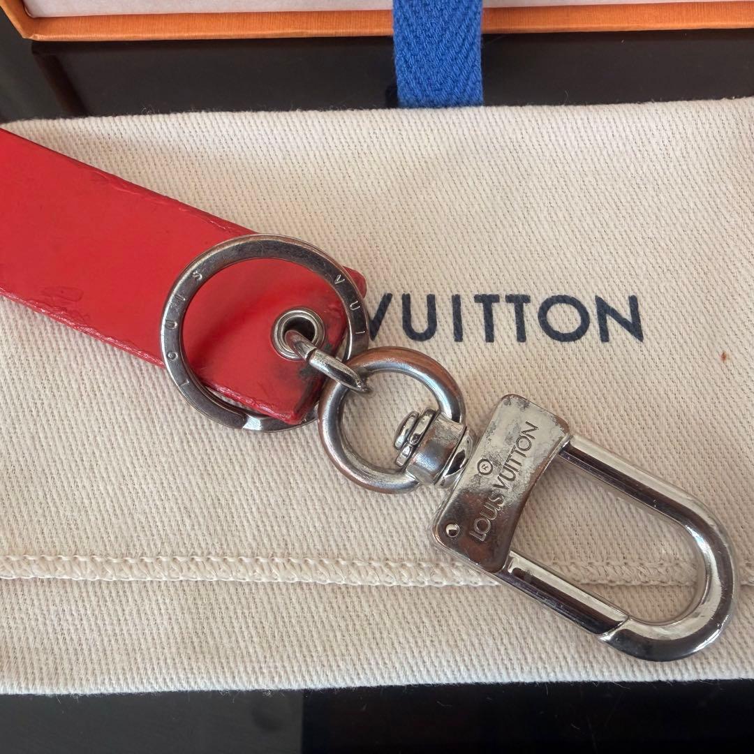 ⭐️正規品 ルイヴィトン　Supreme コラボ　キーホルダー中古♪
