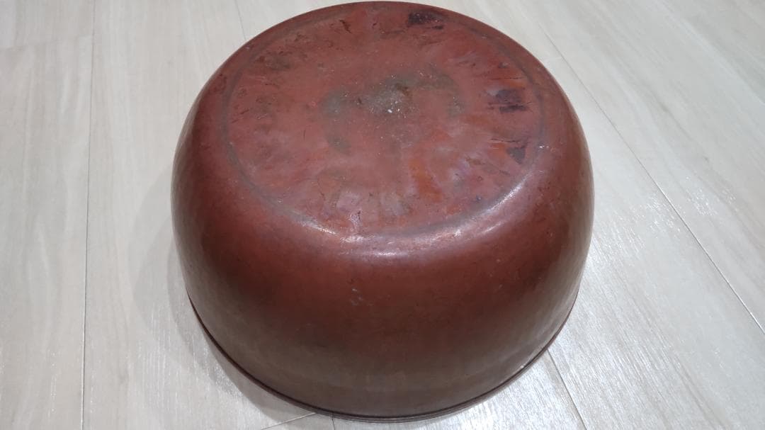 やっとこ鍋 純銅（直径30cm・高さ 13cm・重さ1.8kg）