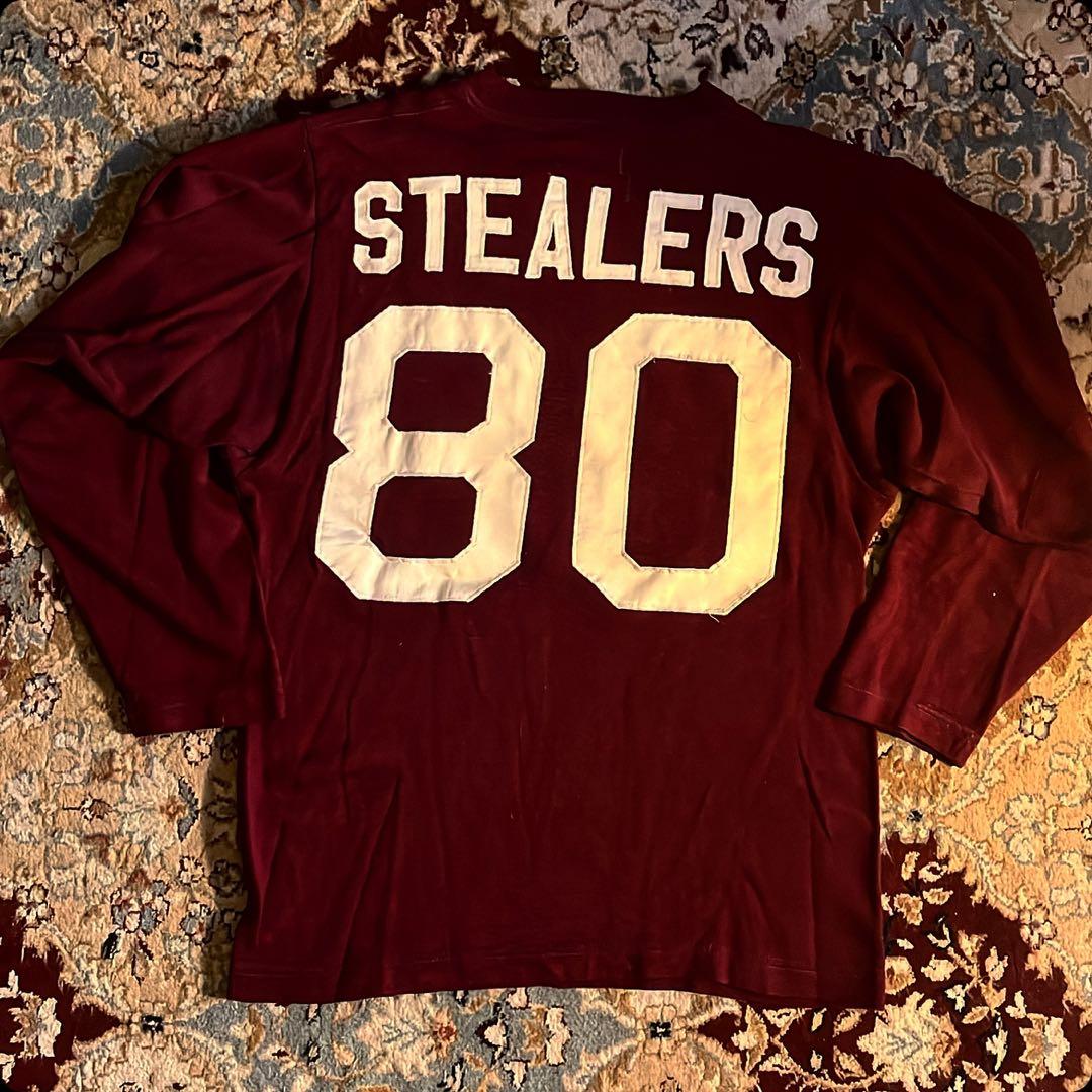 60s ヴィンテージ　キャンパス　フットボールシャツ　レーヨン