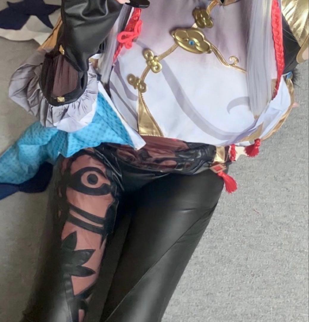 コスプレ 申鶴 原神 ウィッグ、衣装