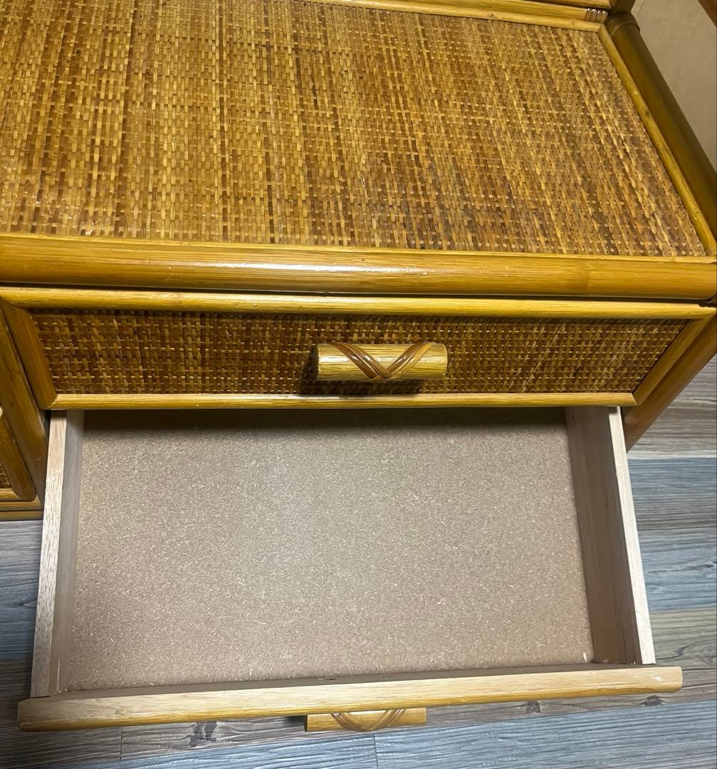 値下げ❗️ラタン　籐　チェスト