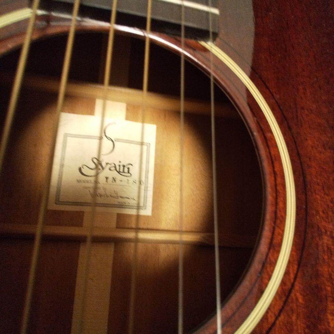 アコースティックギター マホガニー ブラウン ハードケース付きにて発送します