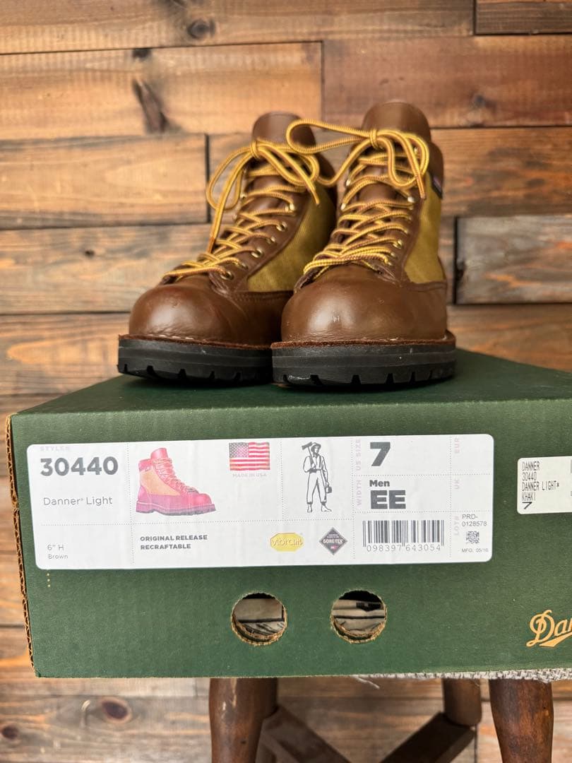 【美品 箱付き25cm】DANNER Danner Light 7EE