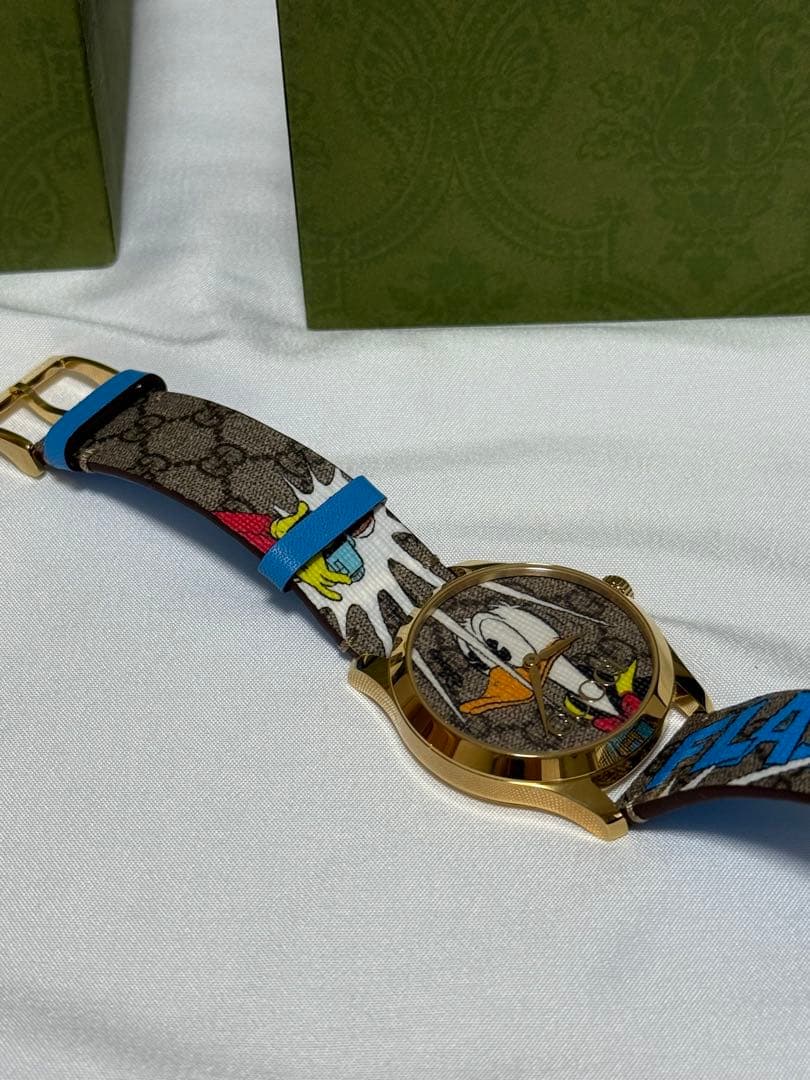 【GUCCI×Disney】ドナルドダック腕時計