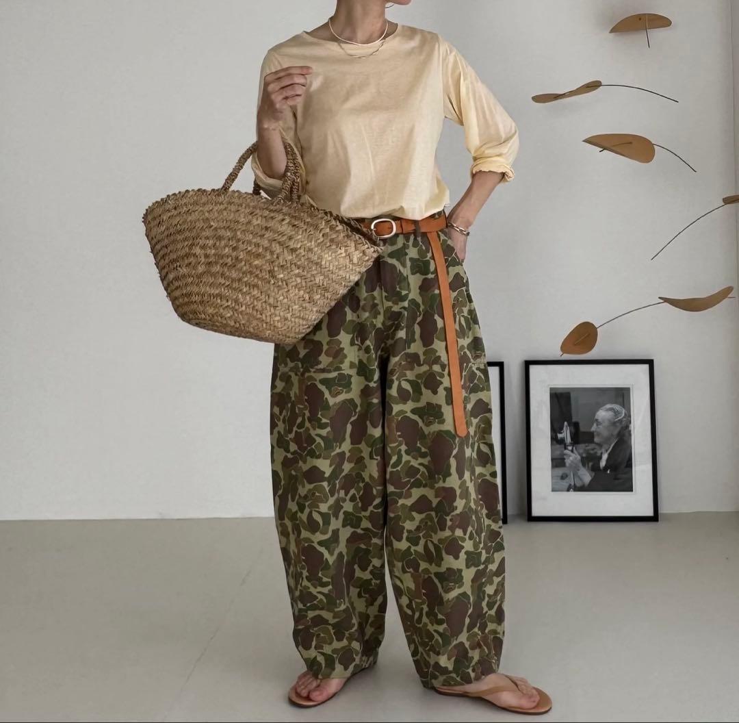 新品ARGUE LONG LETHER BELTベルト beige（nume）