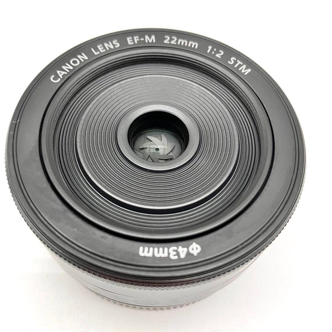 Canon EF-M 22mm F2 STM 単焦点レンズ　ブラック
