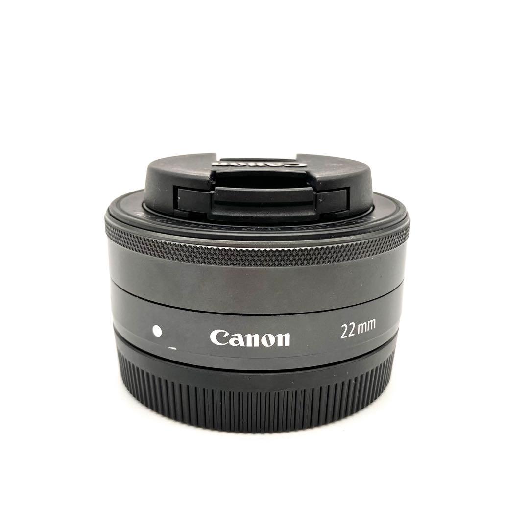 Canon EF-M 22mm F2 STM 単焦点レンズ　ブラック