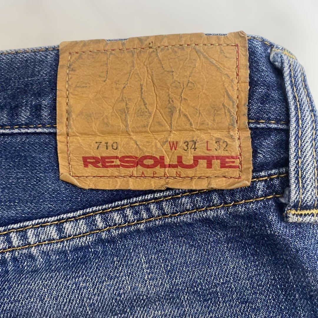 リゾルト710 W34L32 ストレートジーンズ　セルビッチ　501 66