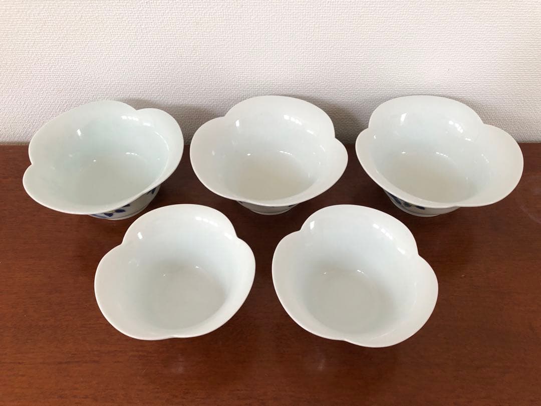 Dora　今泉今右衛門　小鉢　5点　今右衛門　人間国宝　蓋付き椀追加