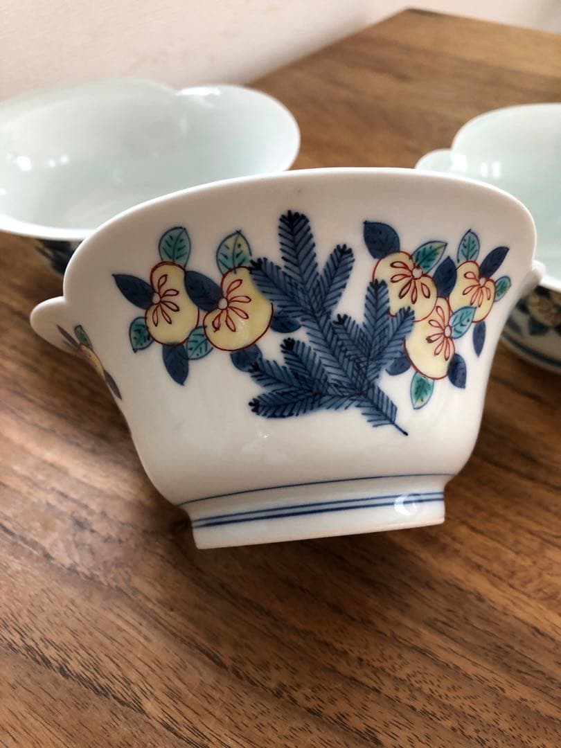 Dora　今泉今右衛門　小鉢　5点　今右衛門　人間国宝　蓋付き椀追加