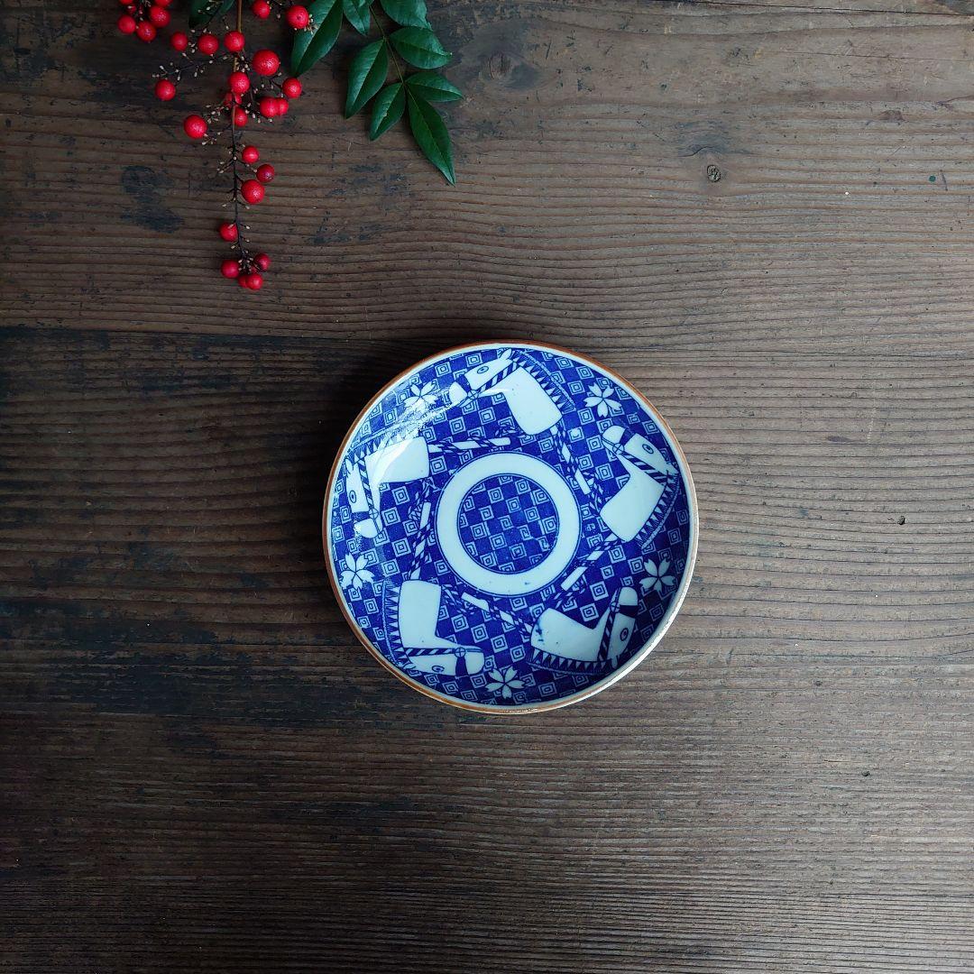 【ご成約】古伊万里 色絵金彩 花鳥図 花縁 5寸なます皿と骨董の器 おまとめ