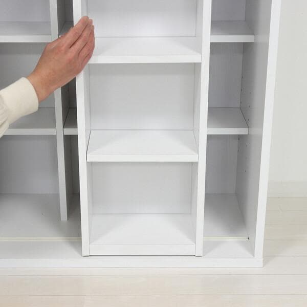 深型スライド式　シェルフ　本棚　書籍棚　ＣＤ　ＤＶＤ　大容量収納