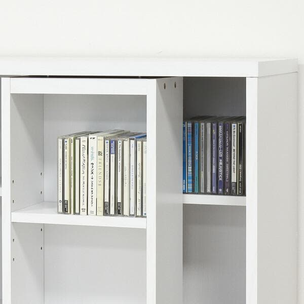 深型スライド式　シェルフ　本棚　書籍棚　ＣＤ　ＤＶＤ　大容量収納