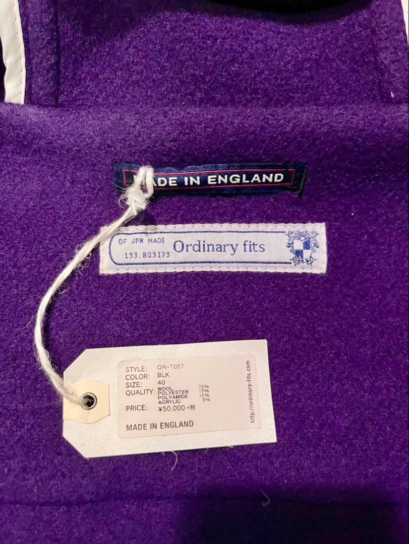 Ordinary fits ロンドントラディション別注 英国製 ダッフルコート