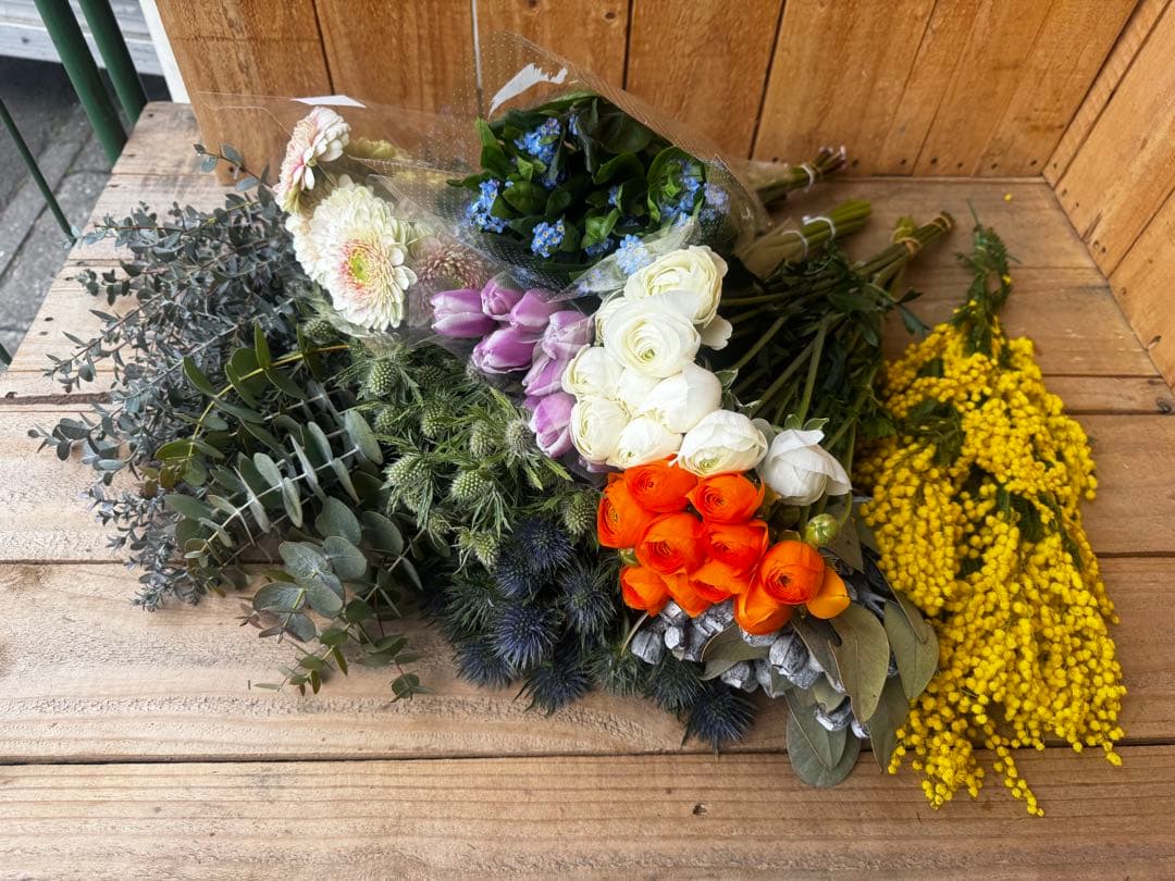 ✨11種お得セット【⭐️】ユーカリ　ラナン　チューリップ　ミランドール　切花　生花