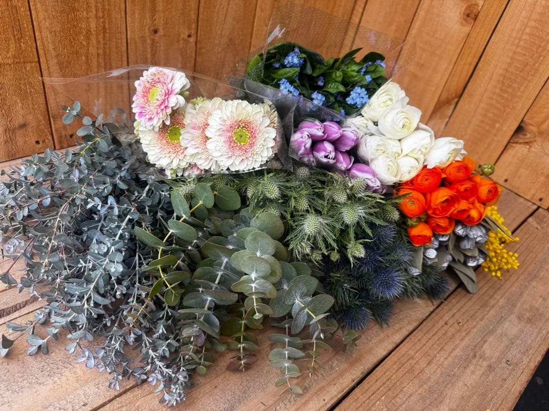 ✨11種お得セット【⭐️】ユーカリ　ラナン　チューリップ　ミランドール　切花　生花