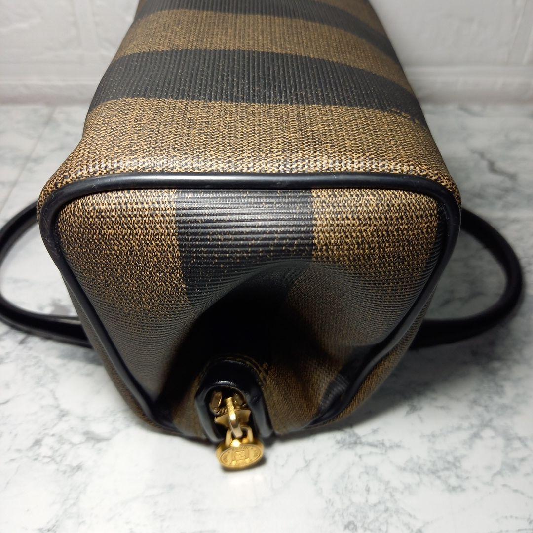 FENDI　フェンディ　ペカン柄　ミニボストンバッグ　ハンドバッグ