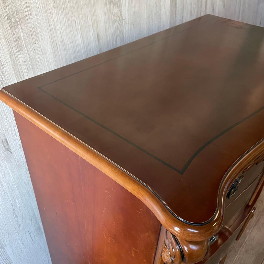 猫脚 5段チェスト ロココ調 ヨーロピアン アンティーク家具 イタリア家具