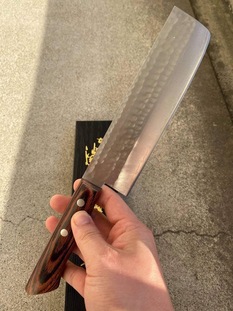 関の刃物 菜切り包丁165mm 富士觀 VG-1 ステンレススチール