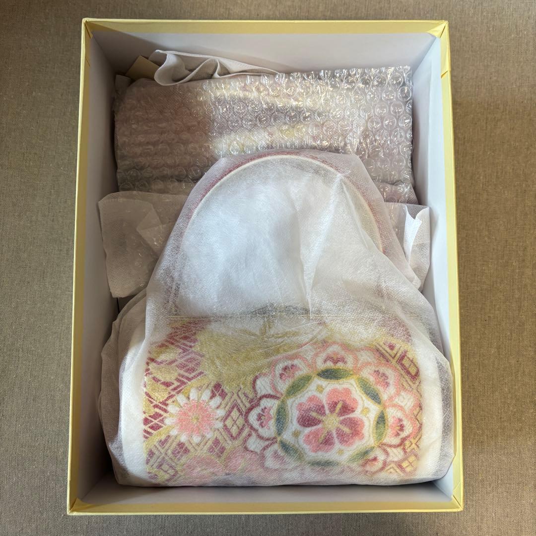 し*と様 草履バッグセット　成人式　厚底　赤