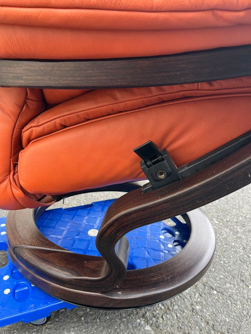 himollaヒモラ ゼロストレス リクライニングチェア&オットマン 本革