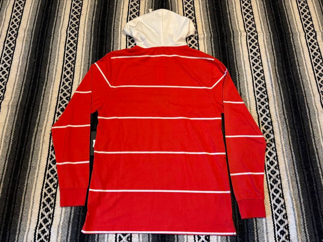 DGK L/S HOOD フード付きロンT RED Mサイズ　スケートボード