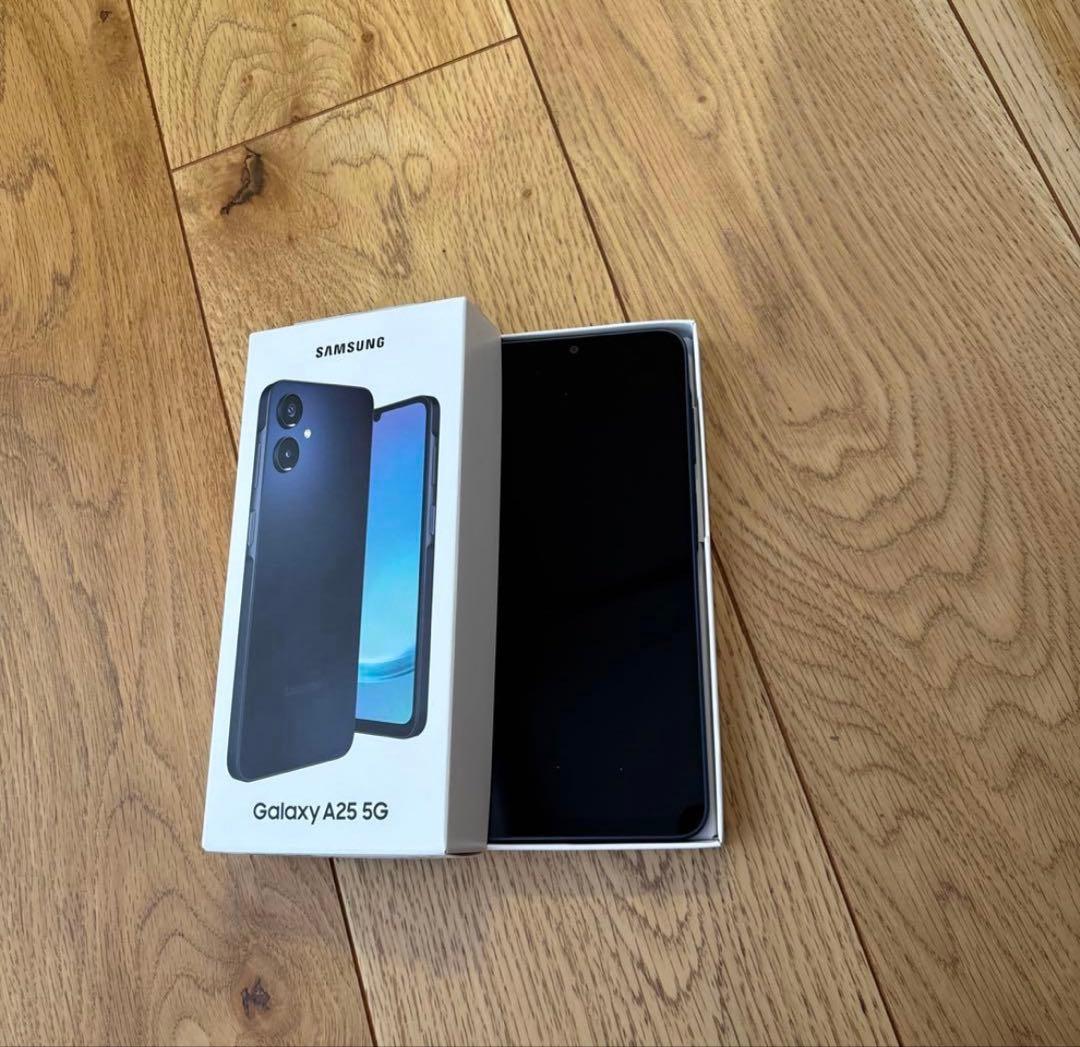 Samsung Galaxy A25 5G + ケース ブラック