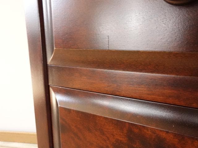 北海道民芸家具　整理タンス　チェスト　再塗装済　ＵＳＥＤ